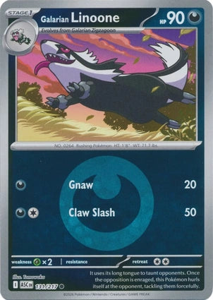 ASC131/217 - Galarian Linoone Energy Reverse Holo