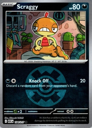 ASC134/217 - Scraggy Quick Ball Reverse Holo