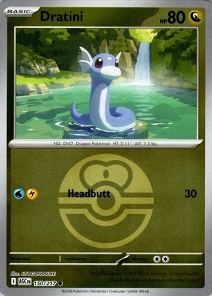 ASC150/217 - Dratini Love Ball Reverse Holo
