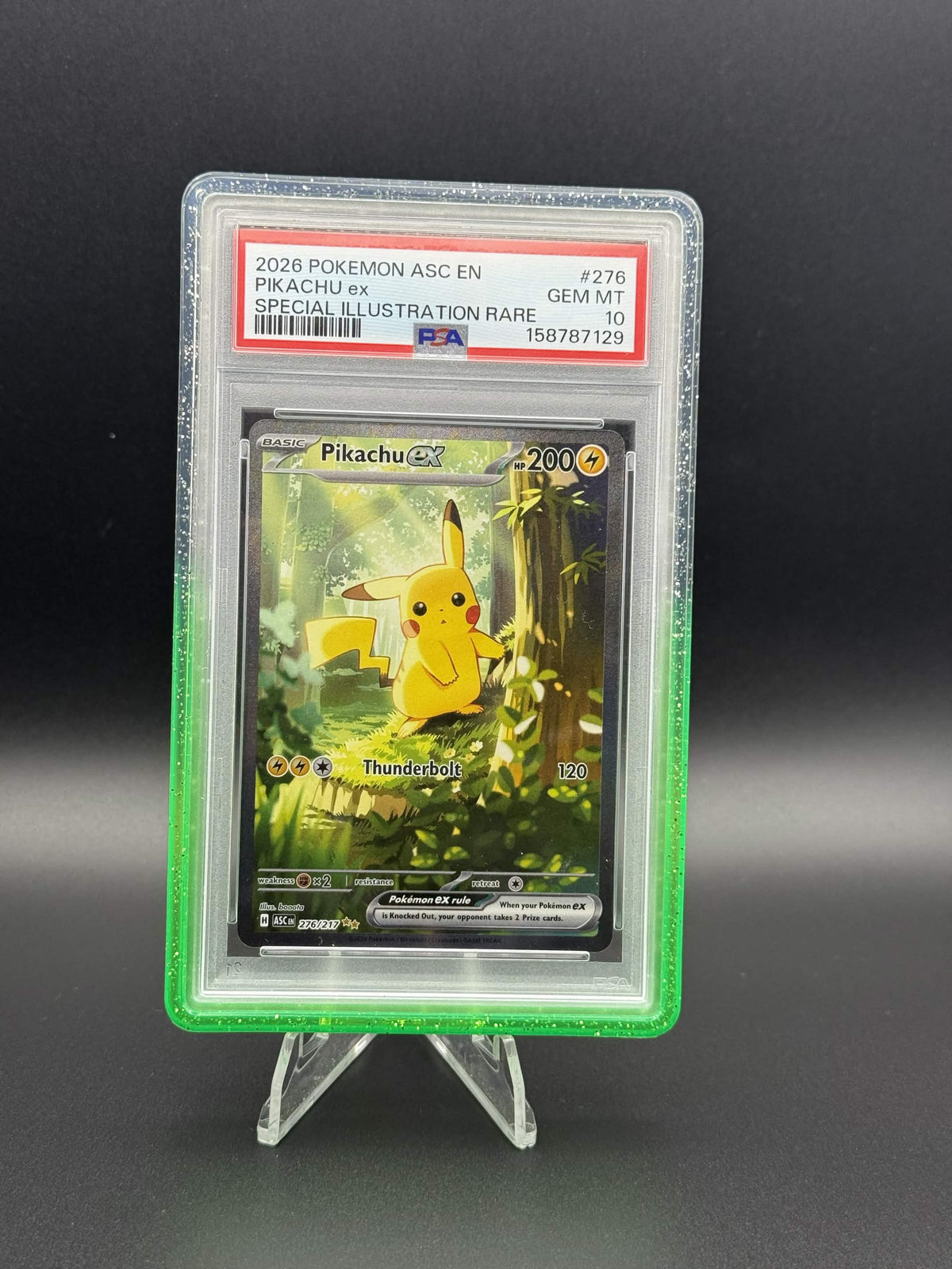 158787129 -  PSA 10 English Ascended Heroes Pikachu ex 276/217
