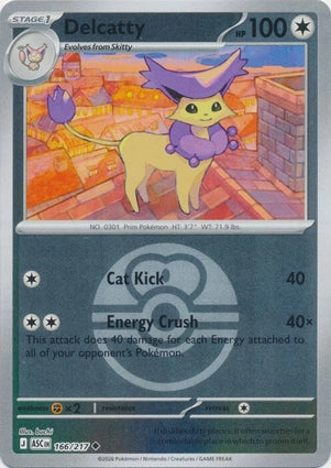 ASC166/217 - Delcatty Love Ball Reverse Holo