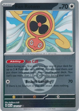 ASC171/217 - Fan Rotom Dusk Ball Reverse Holo