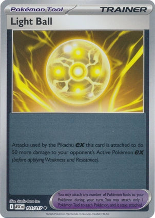 ASC191/217 - Light Ball Energy Reverse Holo