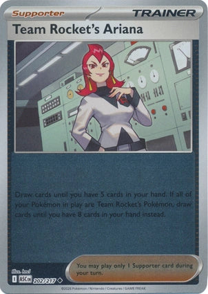 ASC202/217 - Team Rocket's Ariana Energy Reverse Holo