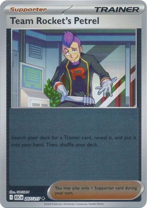 ASC207/217 - Team Rocket's Petrel Energy Reverse Holo