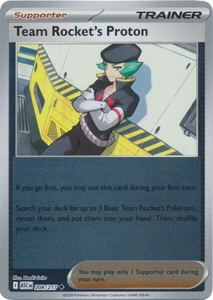 ASC208/217 - Team Rocket's Proton Energy Reverse Holo