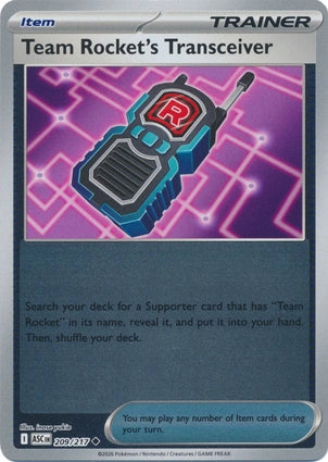 ASC209/217 - Team Rocket's Transceiver Energy Reverse Holo