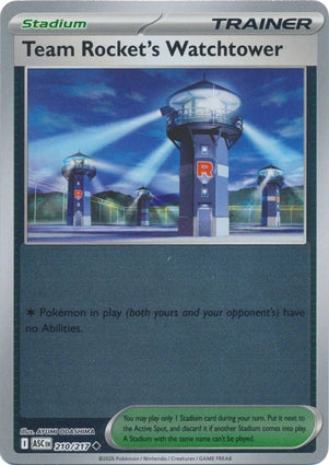 ASC210/217 - Team Rocket's Watchtower Energy Reverse Holo
