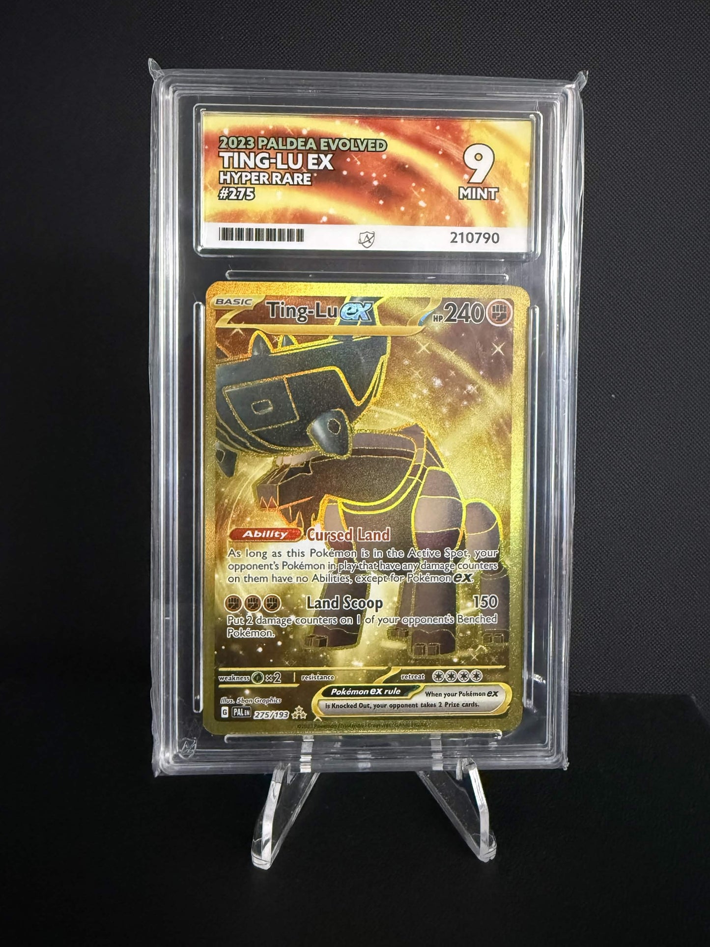 210790 - ACE 9 English Paldea Evolved Ting-Lu EX 275/193