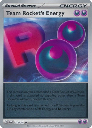 ASC217/217 - Team Rocket's Energy Energy Reverse Holo