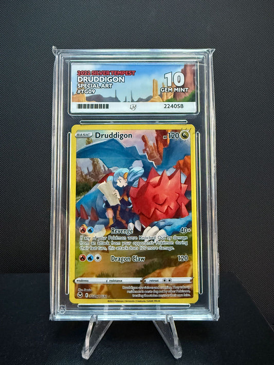 224058 - ACE 10 English Silver Tempest Druddigon TG09/TG30