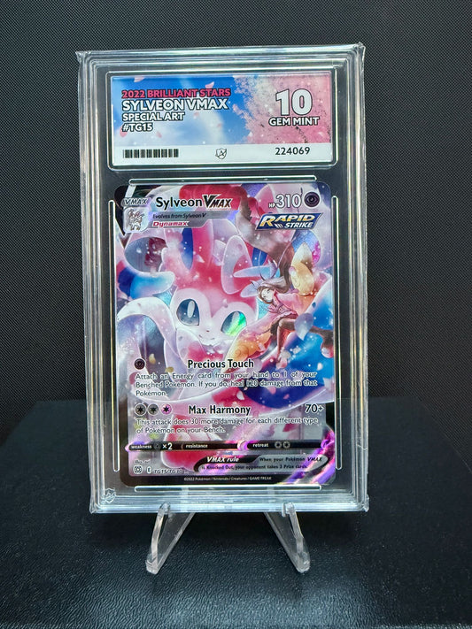 224069 - ACE 10 English Brilliant Stars Sylveon VMAX TG15/TG30