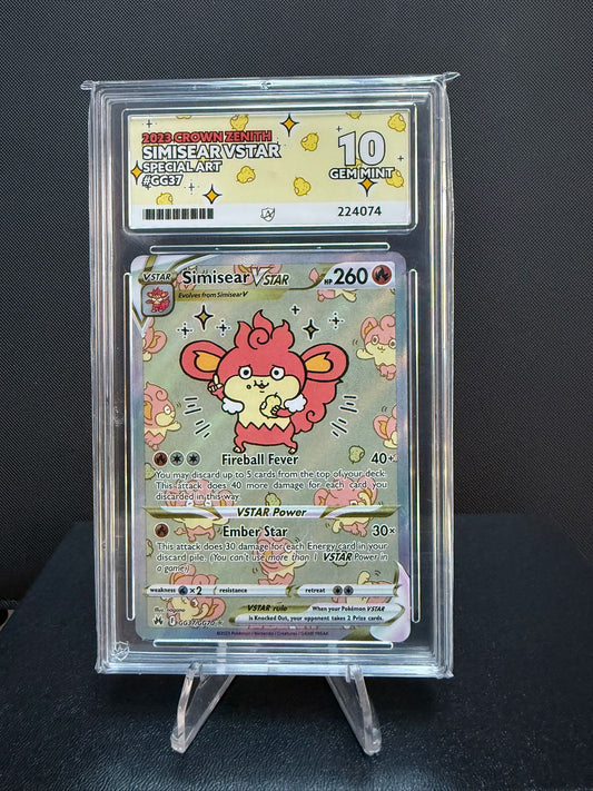 224074 - ACE 10 English Crown Zenith Simisear VSTAR GG37/GG70