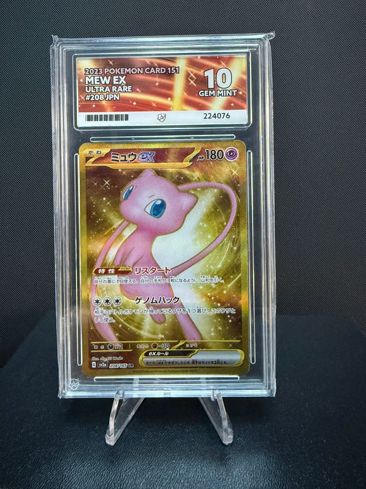 224076 - ACE 10 Japanese 151 Mew ex 208/165
