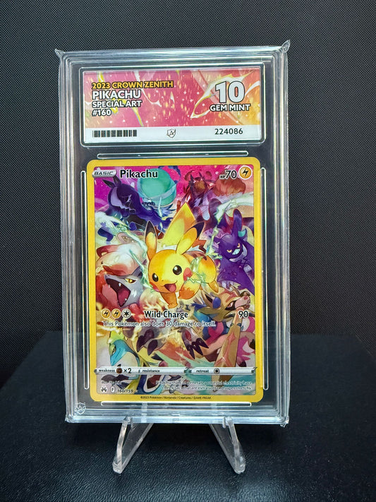 224086 - ACE 10 English Crown Zenith Pikachu 160/159