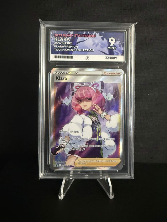 224089 - ACE 9 English Black Star Promo Klara SWSH302