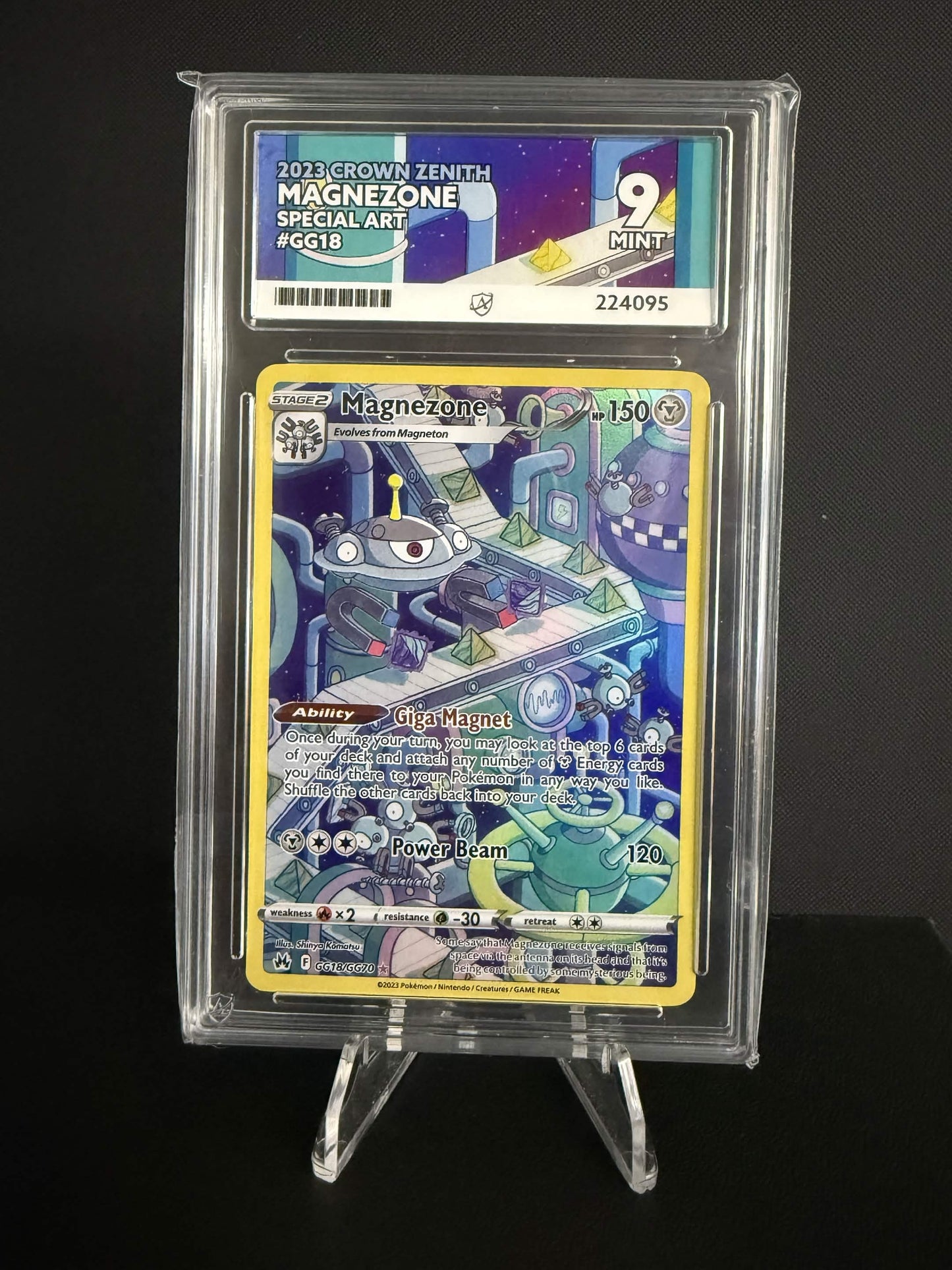224095 - ACE 9 English Crown Zenith Magnezone GG18/GG70