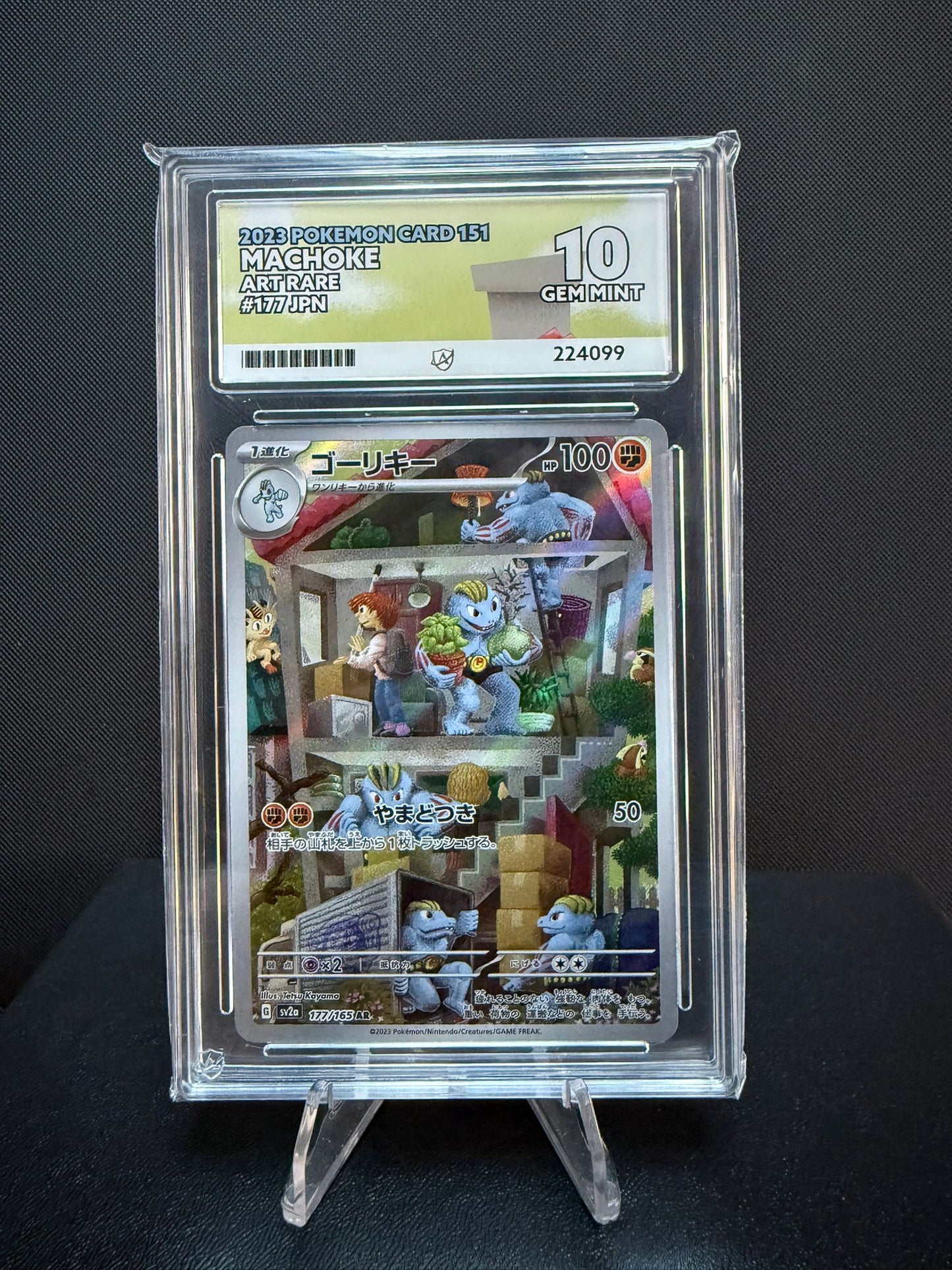 224099 - ACE 10 Japanese 151 Machoke 177/165