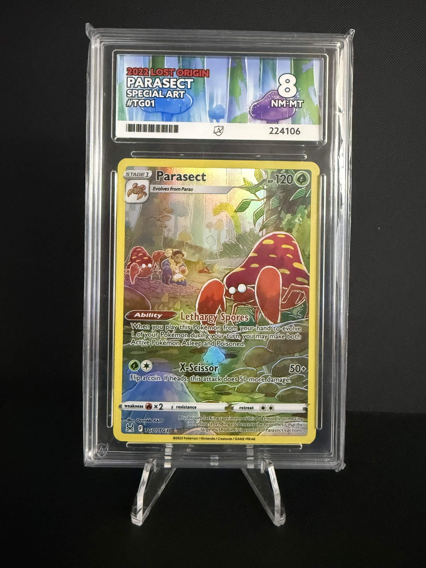 224106 - ACE 8 English Lost Origin Parasect TG01/TG30