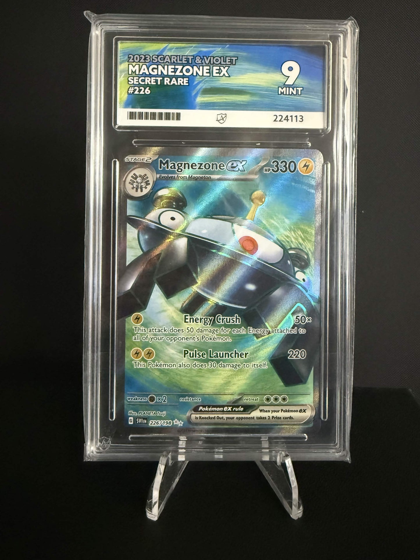224113 - ACE 9 English Scarlet & Violet Magnezone EX 226/198