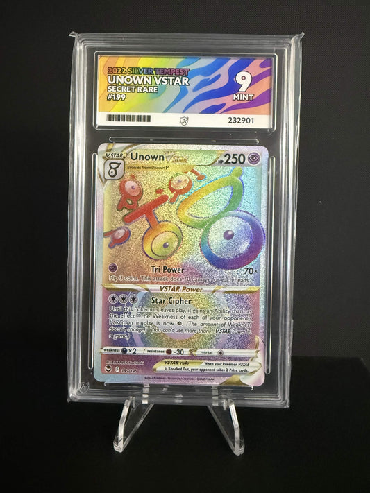 232901 - ACE 9 English Silver Tempest Unown VSTAR 199/195