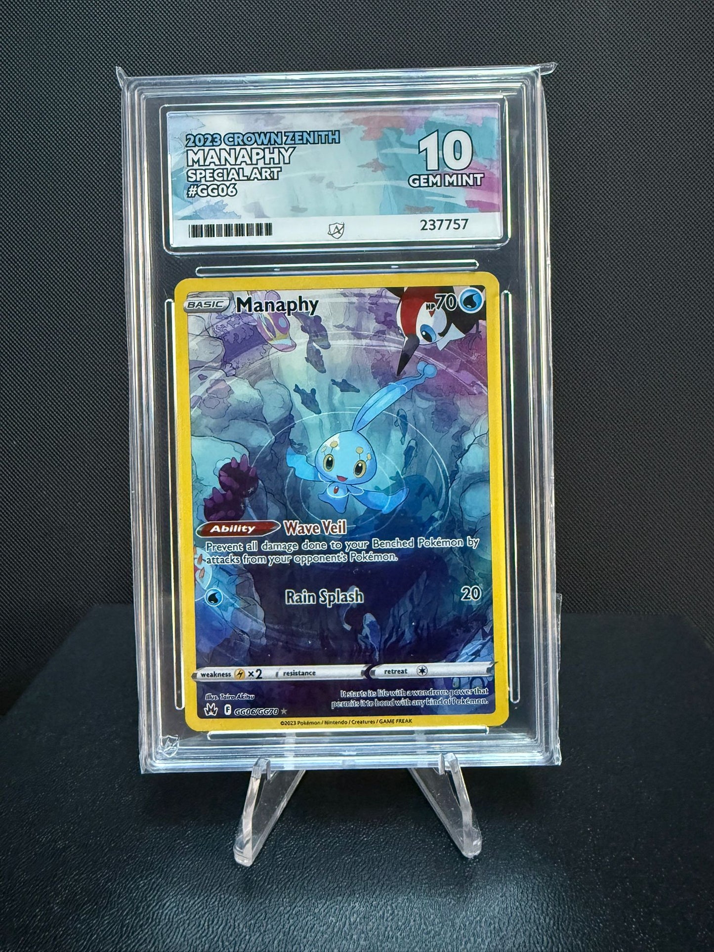 237757 - ACE 10 English Crown Zenith Manaphy GG06/GG70