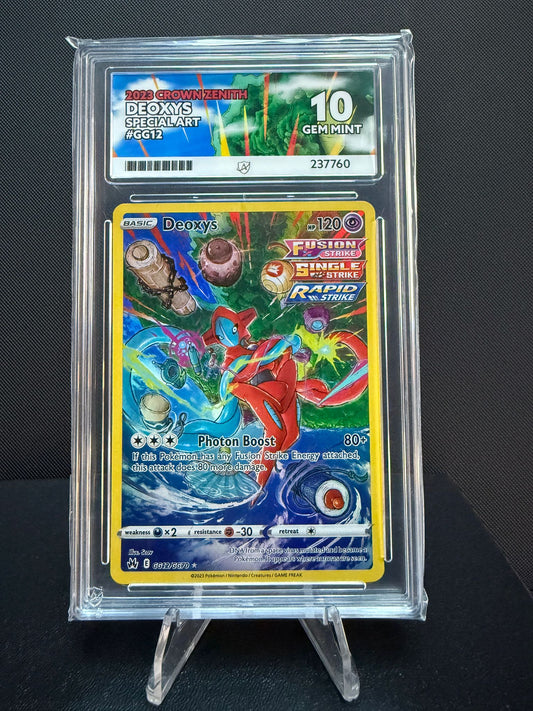 237760 - ACE 10 English Crown Zenith Deoxys GG12/GG70