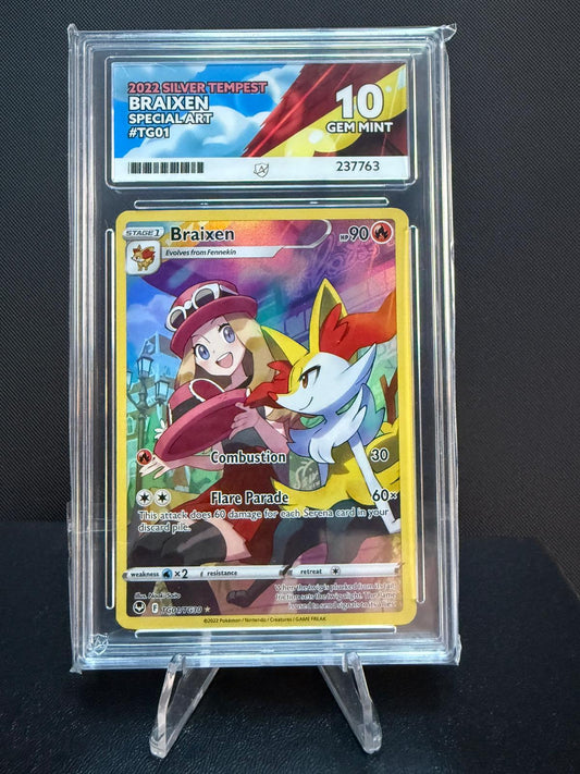 237763 - ACE 10 English Silver Tempest Braixen TG01/TG30