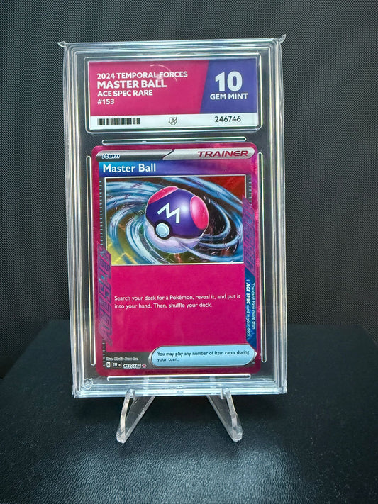 246746 - ACE 10 English Temporal Forces Master Ball 153/162