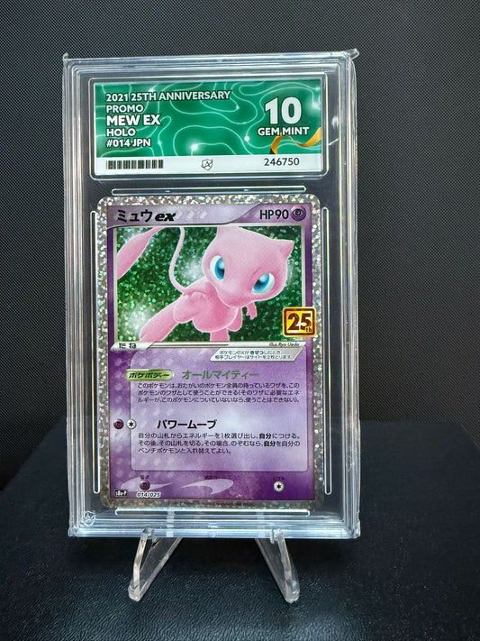 246750 - ACE 10 Japanese 25th Anniversary Promo Mew ex 015/025