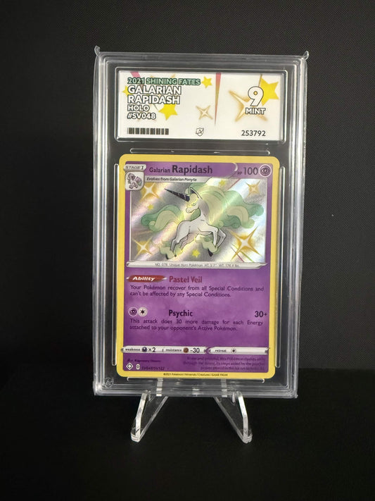 253792 - ACE 9 English Shining Fates Galarian Rapidash SV048/SV122