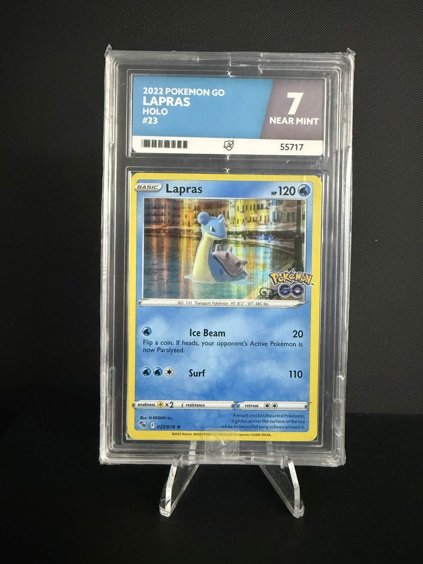 55717 - ACE 7 English Pokemon Go Lapras 23/078
