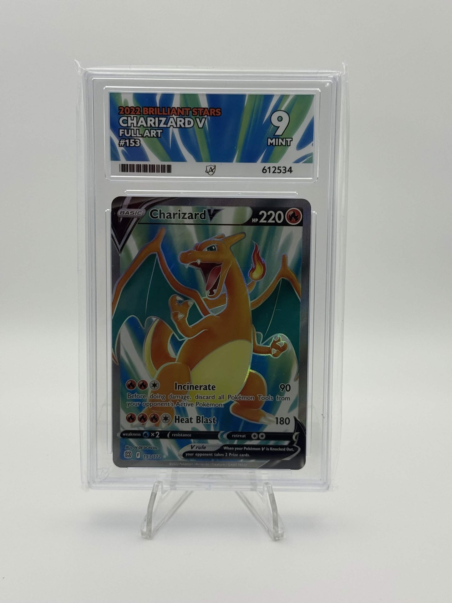 612534 - ACE 9 English Brilliant Stars Charizard V 153/172
