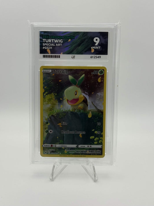 612549 - ACE 9 English Crown Zenith Turtwig GG31/GG70