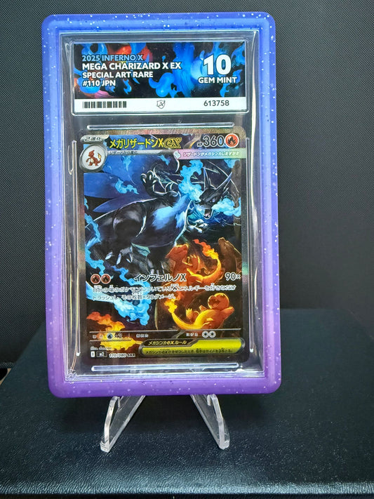 613758 - ACE 10 Japanese Inferno X Mega Charizard X ex 110/080