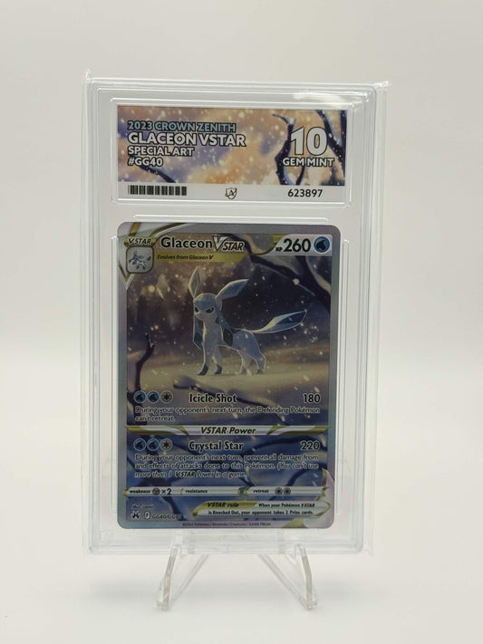 623897 - ACE 10 English Crown Zenith Glaceon VSTAR GG40/GG70