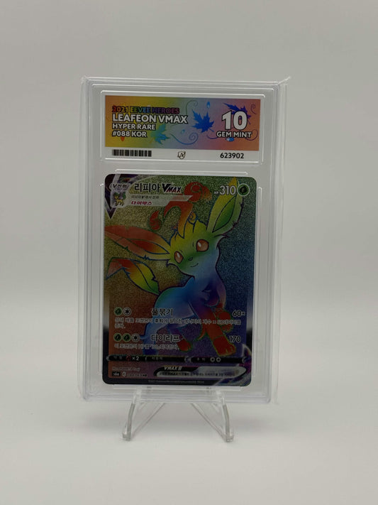 623902 - ACE 10 Korean Eevee Heroes Leafeon VMAX 088/069