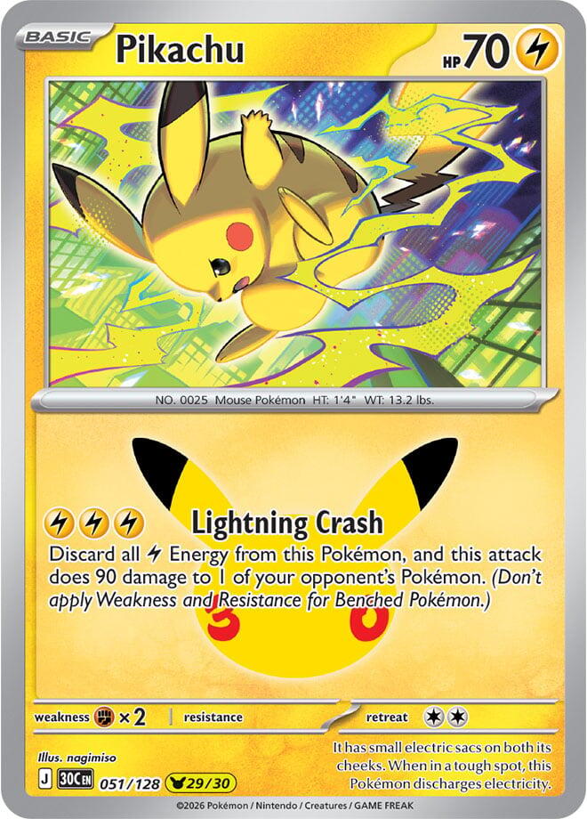 Pikachu - 051/128