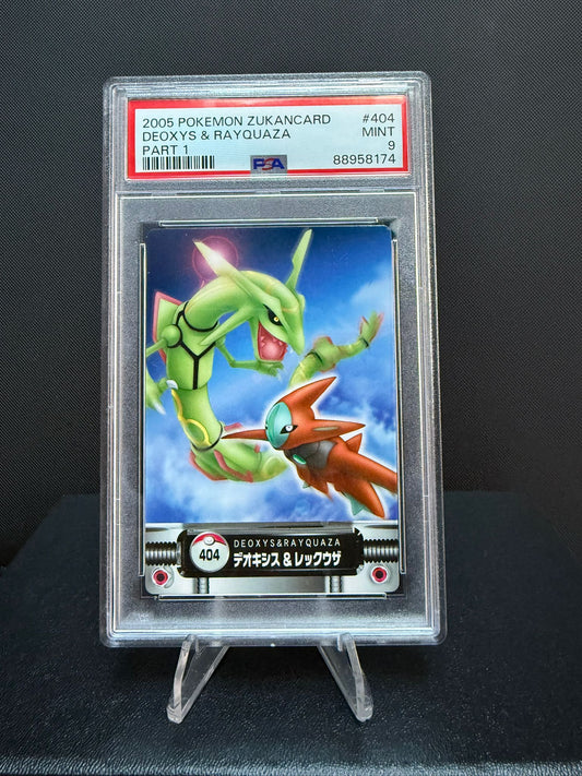 88958174 - PSA 9 Zukan Card Deoxys & Rayquaza Part 1