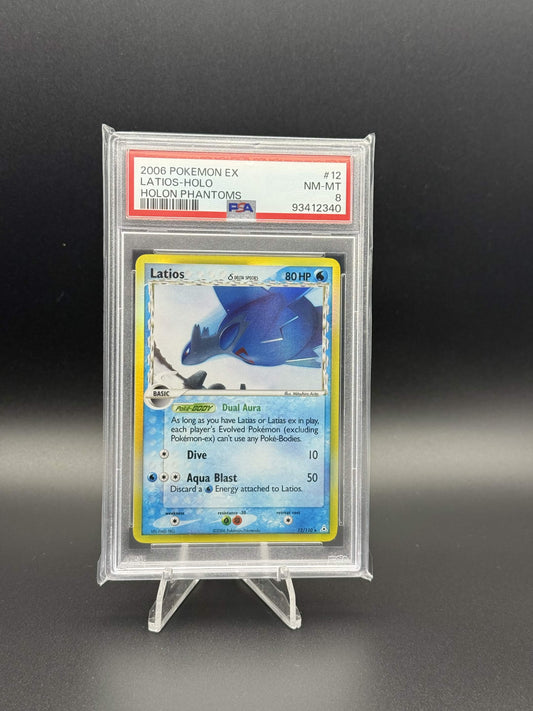 93412340 -  PSA 8 English 2006 Holon Phantoms Latias 12/110