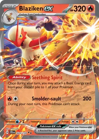 JTG024/159 - Blaziken ex
