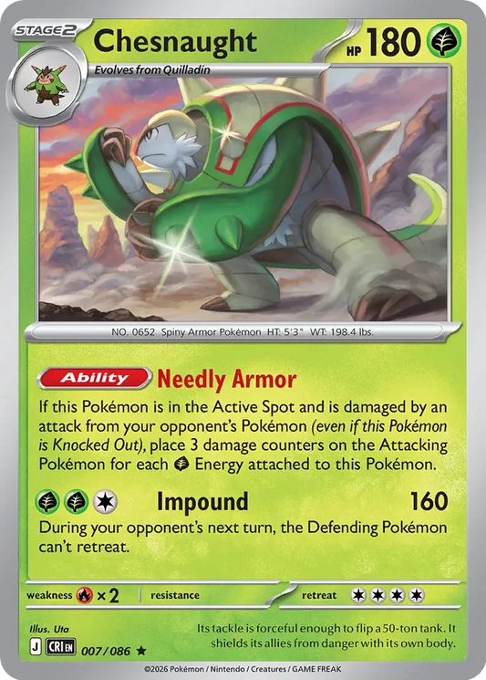 CRI007/086 - Chesnaught Reverse Holo