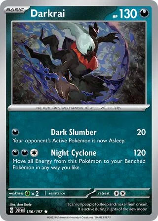 OBF136/197R - Darkrai Reverse Holo