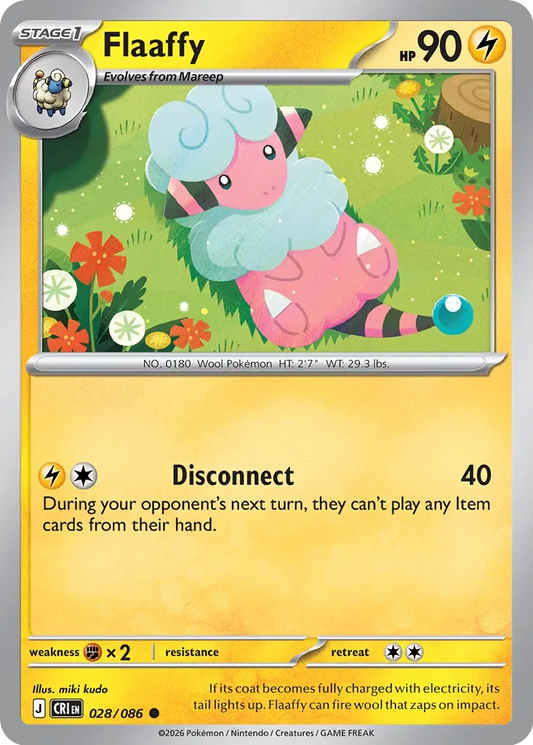 CRI028/086 - Flaaffy Reverse Holo