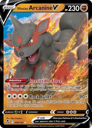 SIT090/195 - Hisuian Arcanine V