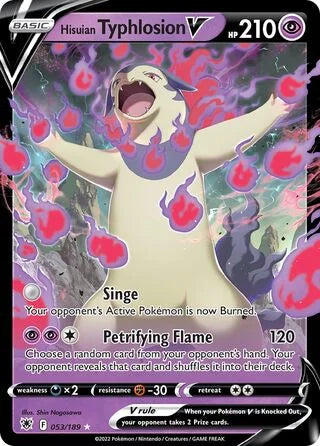 ASR053/189 - Hisuian Typhlosion V