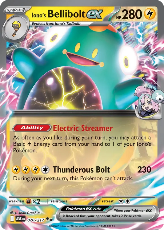 ASC070/217 - Iono's Bellibolt ex
