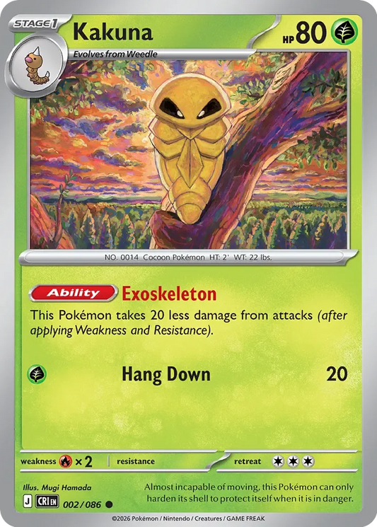 CRI002/086 - Kakuna Reverse Holo