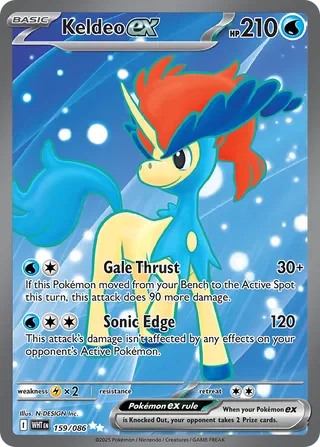 WHT159/086 - Keldeo ex