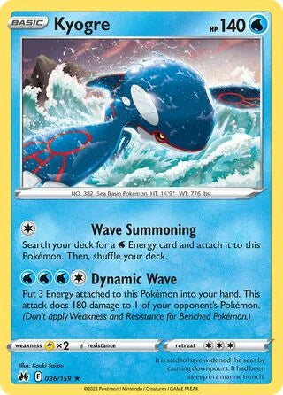 CRZ036/159 - Kyogre Holo